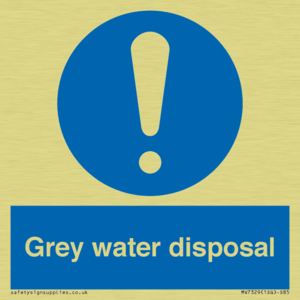 Grey water disposal